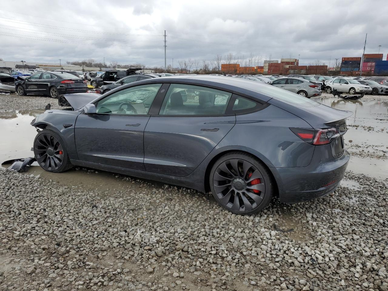 5YJ3E1EC1MF056513 2021 TESLA MODEL 3 - Image 2