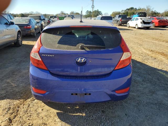 Hatchbacks HYUNDAI ACCENT 2014 Blue