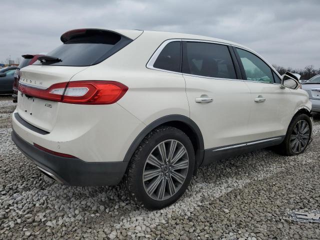  LINCOLN MKX 2016 Белы