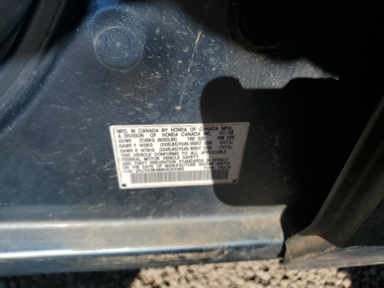 2006 Honda Ridgeline - Image 12