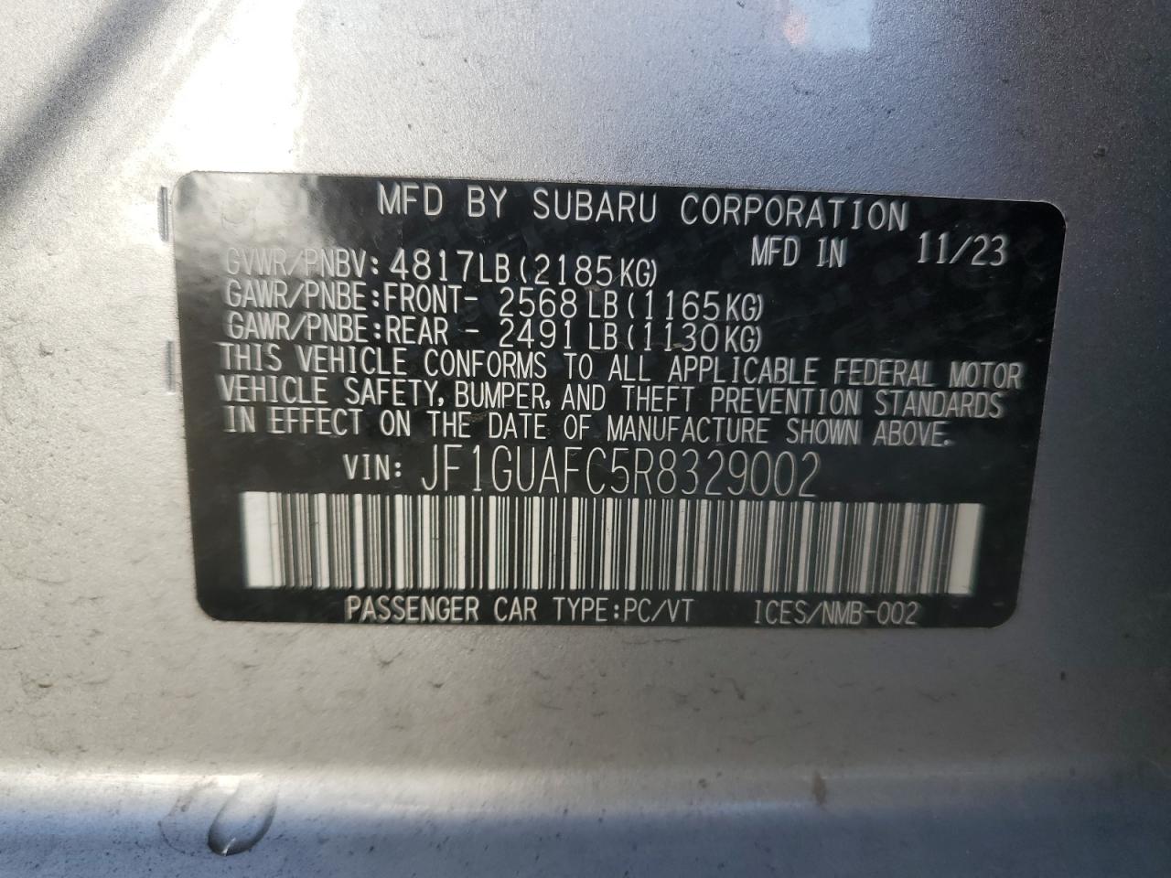 2024 Subaru Impreza - Image 12