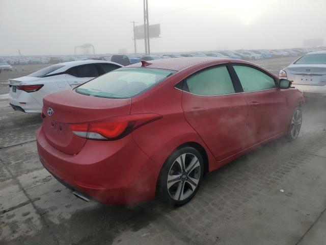  HYUNDAI ELANTRA 2014 Червоний