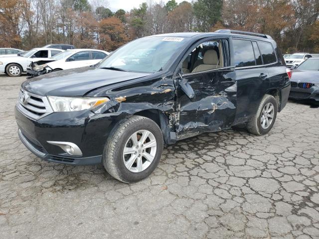  TOYOTA HIGHLANDER 2012 Чорний