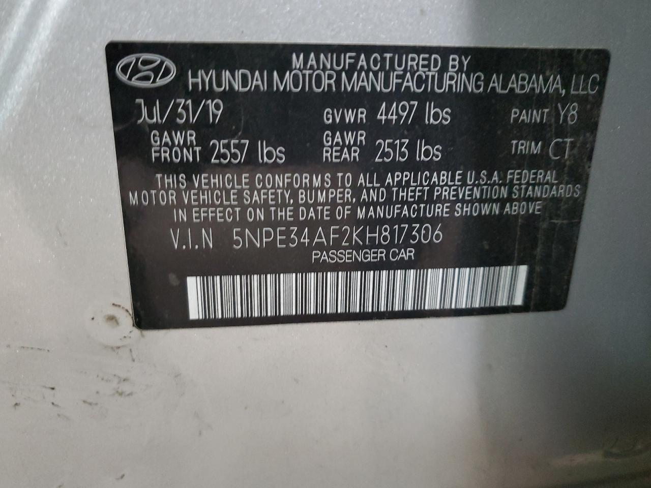 2019 Hyundai Sonata - Image 14