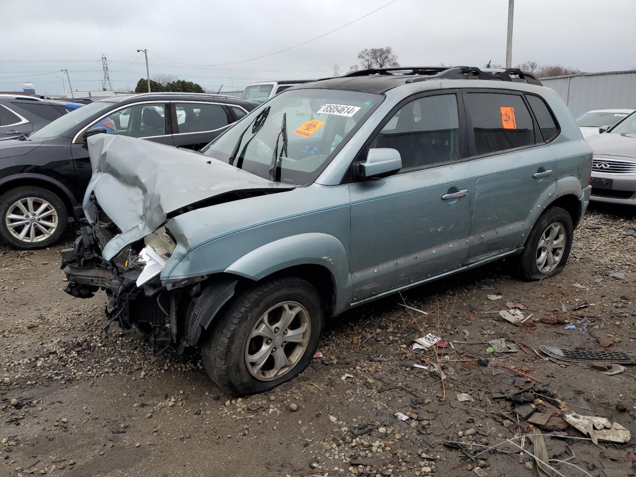 2009 Hyundai Tucson Se blue suv gas KM8JN12B39U933919 photo #1