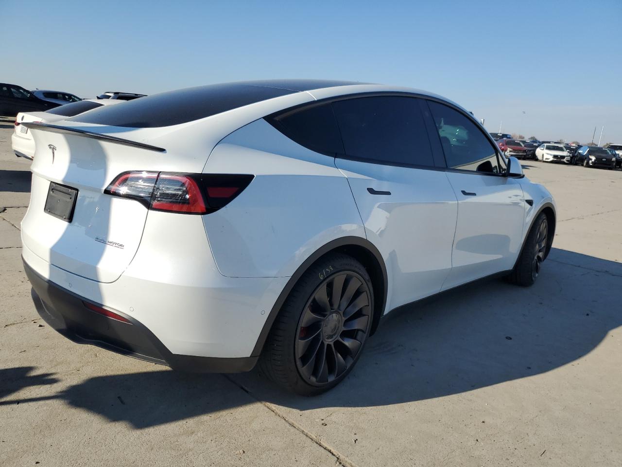 VIN 5YJYGDEF4MF216007 2021 TESLA MODEL Y no.3