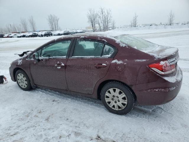  HONDA CIVIC 2013 Burgundy