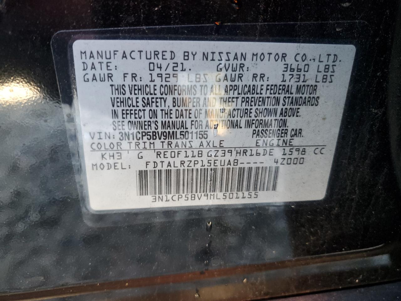 2021 Nissan Kicks - Image 14