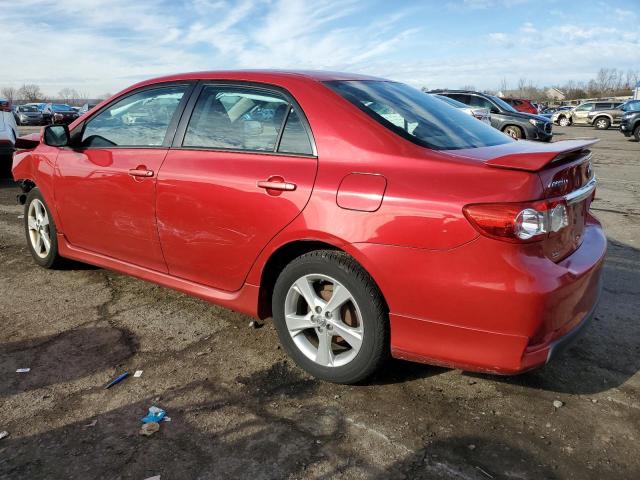  TOYOTA COROLLA 2013 Czerwony