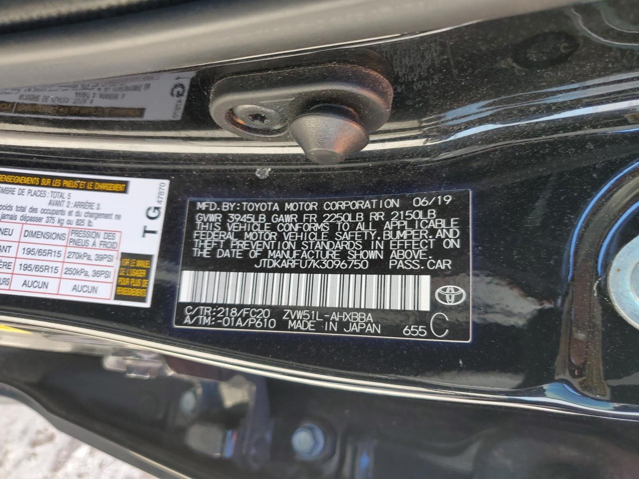 2019 Toyota Prius - Image 12