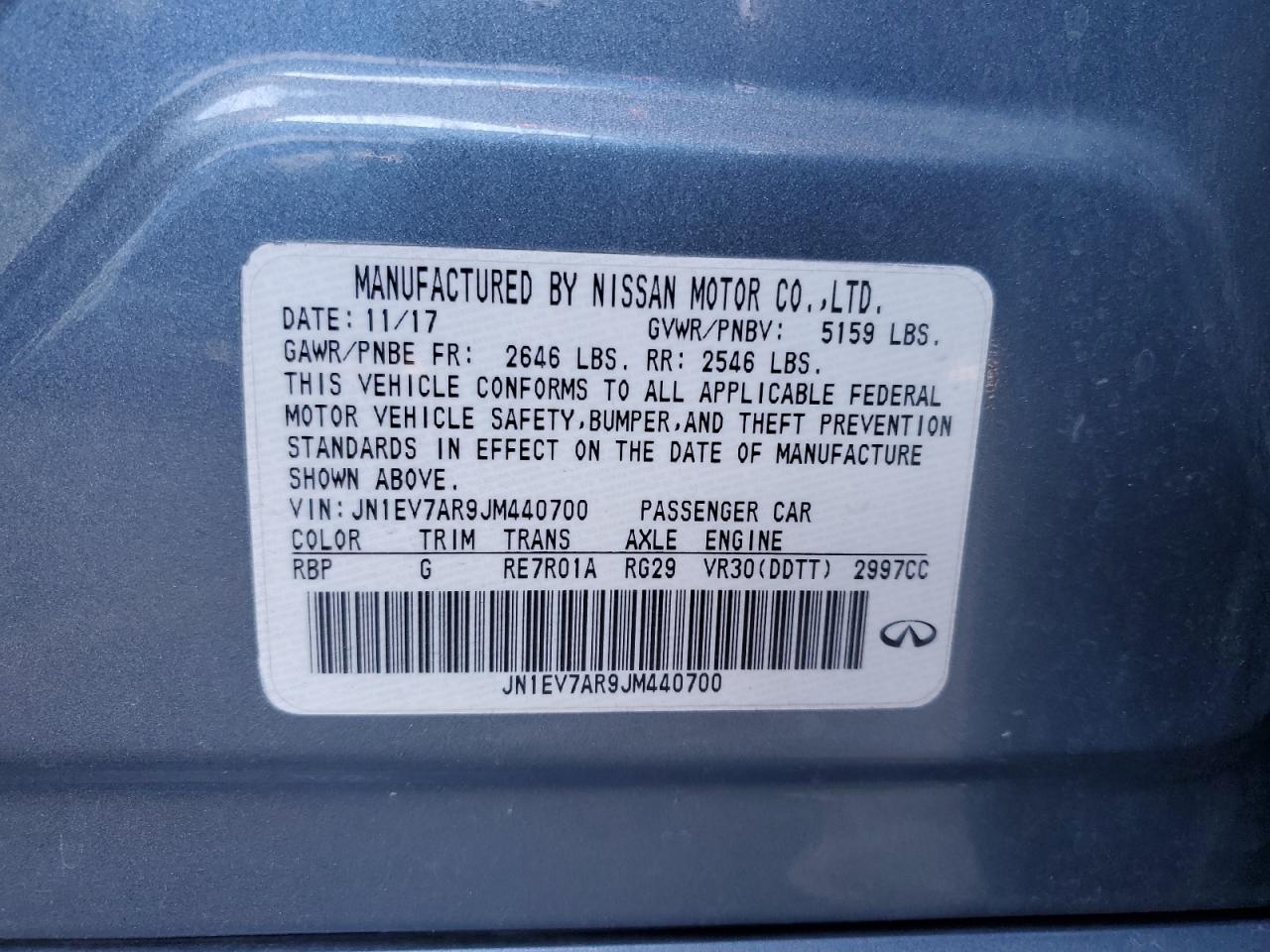 2018 Infiniti Q50 - Image 14
