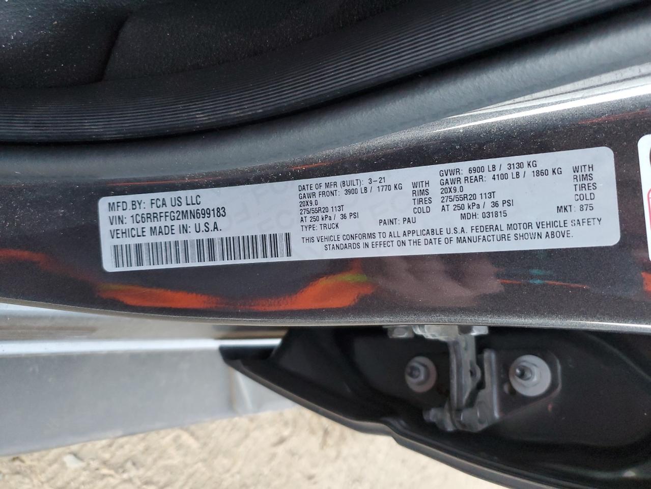 2021 RAM 1500 - Image 13