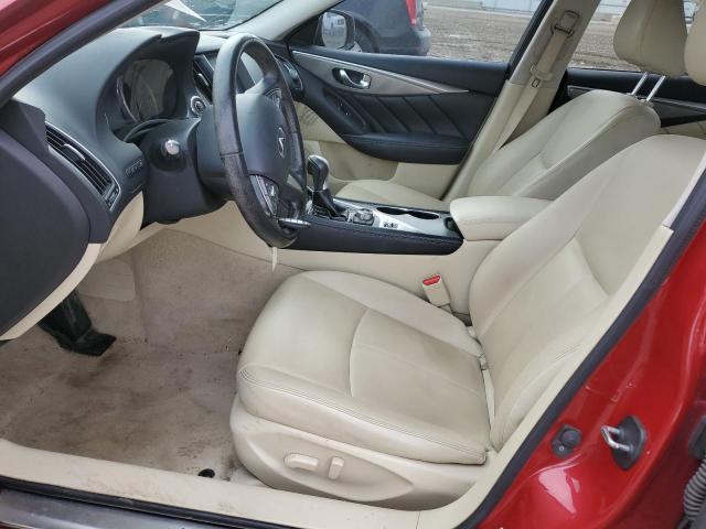  INFINITI Q50 2015 Red