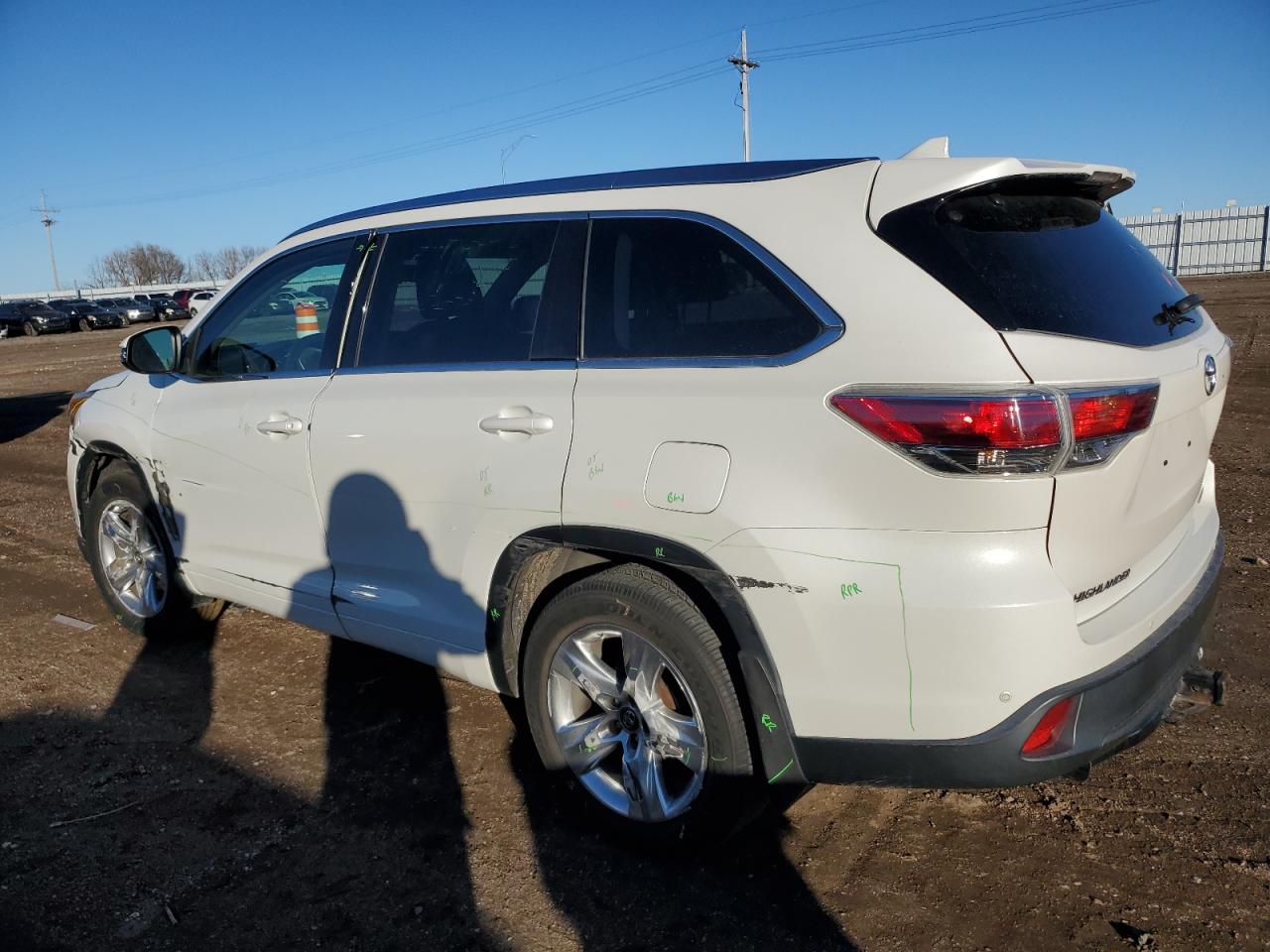 VIN 5TDDKRFH1GS279205 2016 TOYOTA HIGHLANDER no.2