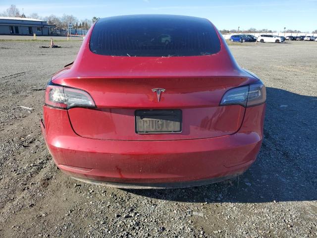  TESLA MODEL 3 2020 Czerwony
