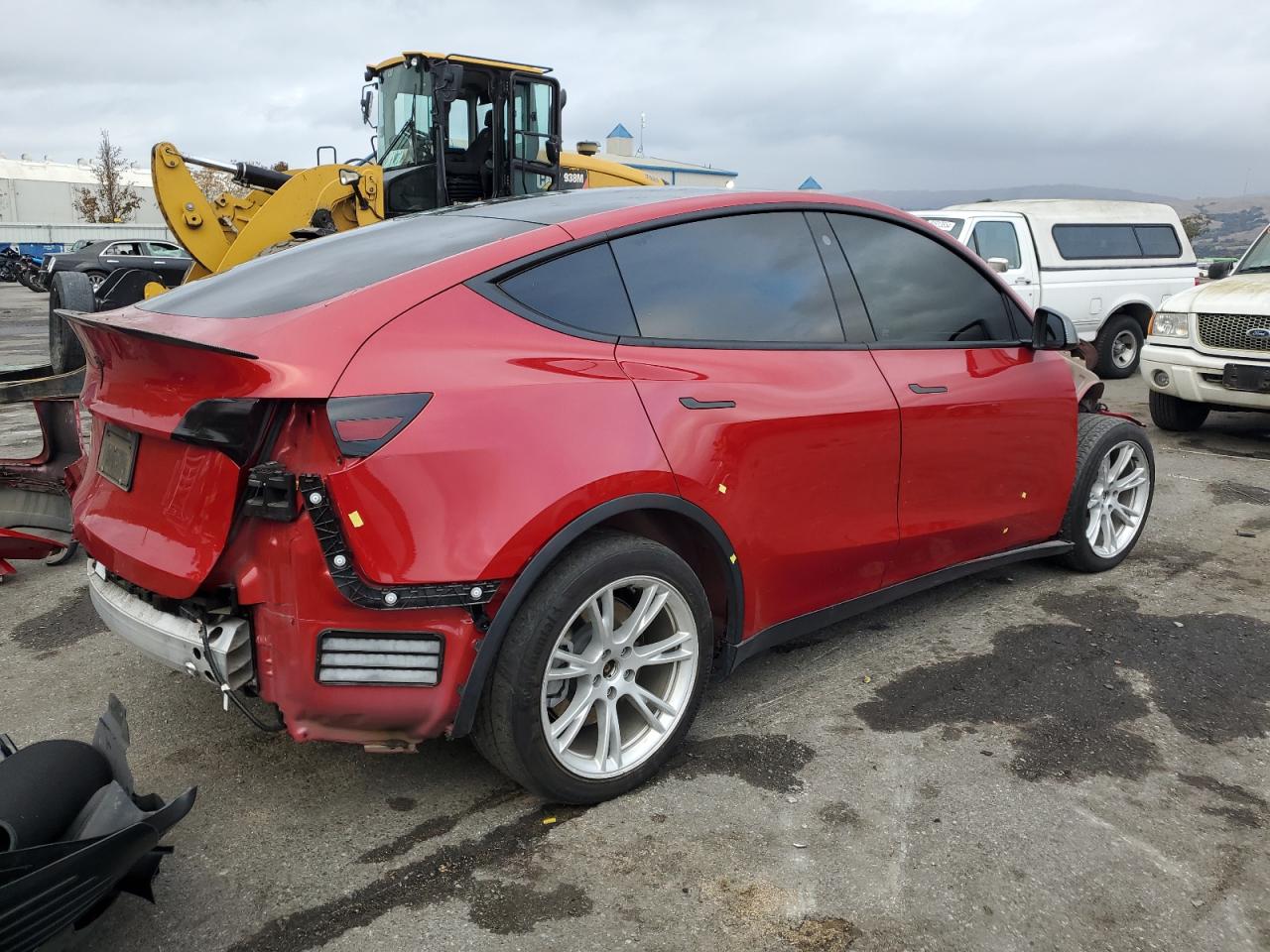 VIN 5YJYGDEE5MF071941 2021 TESLA MODEL Y no.3