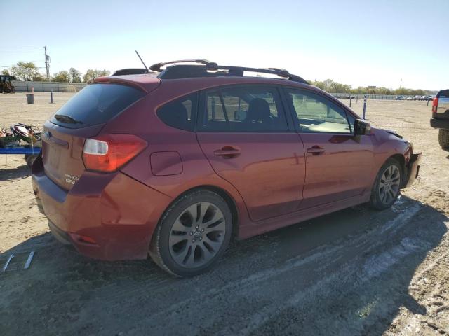  SUBARU IMPREZA 2015 Red