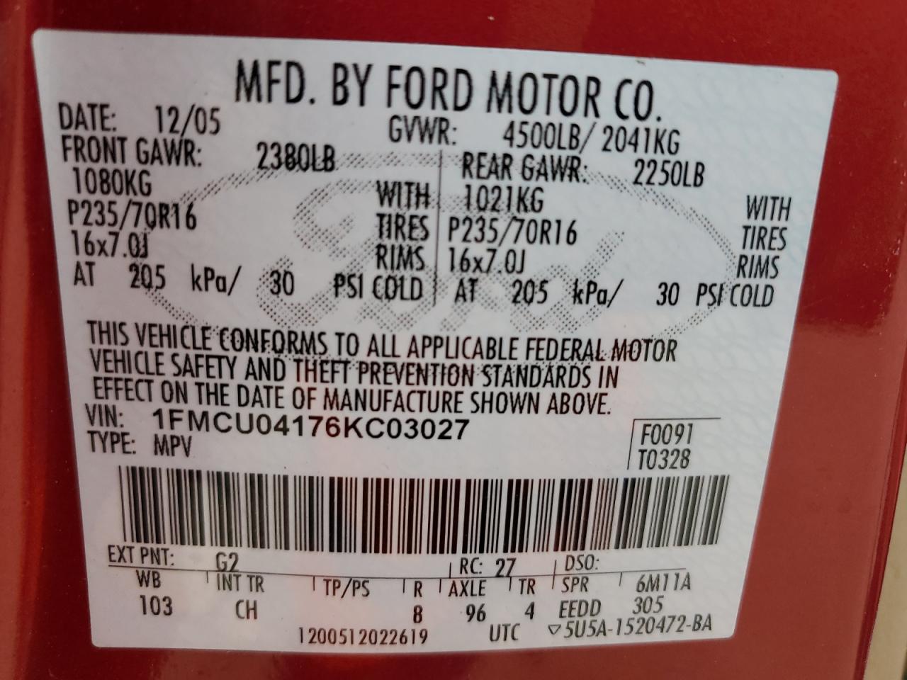 2006 Ford Escape - Image 14