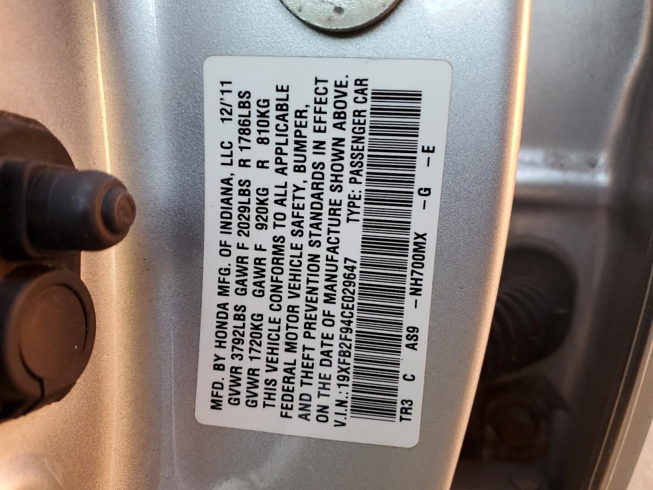 2012 Honda Civic - Image 14