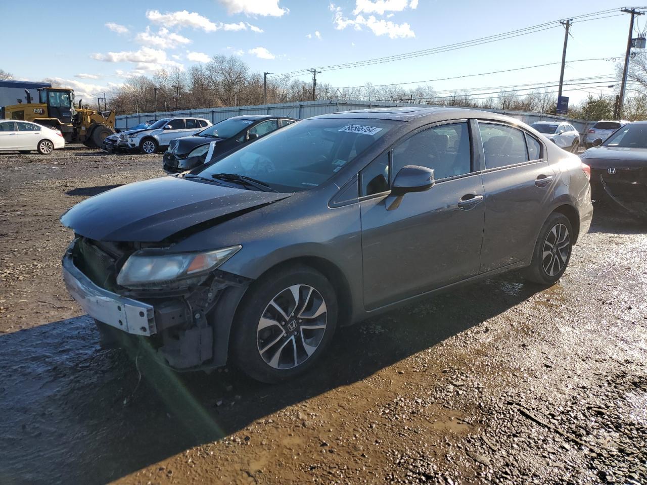 2013 Honda Civic Exl for Sale in Hillsborough, NJ - Front End