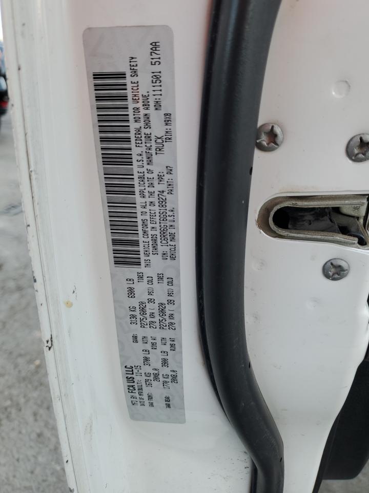 2016 Ram 1500 Slt VIN: 1C6RR6GT6GS189274 Lot: 86744154