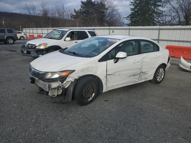  HONDA CIVIC 2012 White