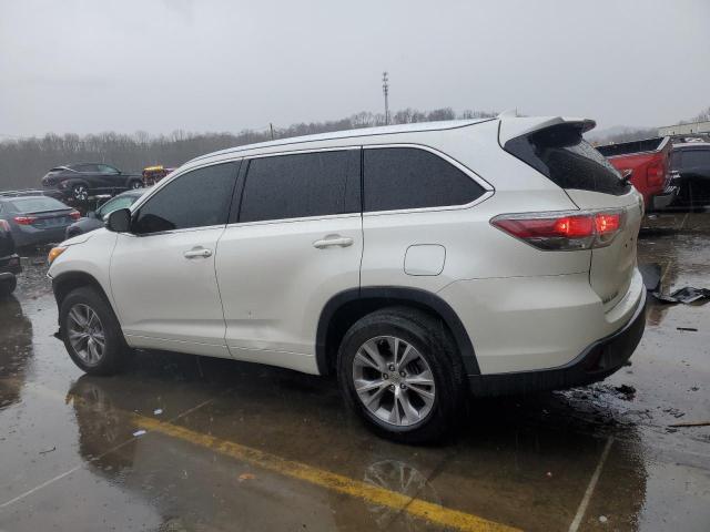  TOYOTA HIGHLANDER 2014 Biały