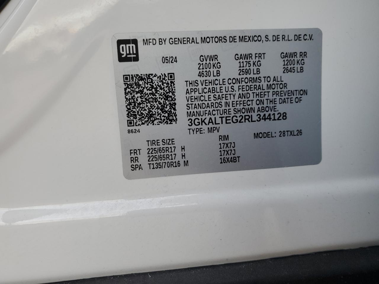 VIN 3GKALTEG2RL344128 2024 GMC TERRAIN no.13