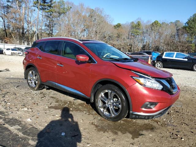  NISSAN MURANO 2017 Red