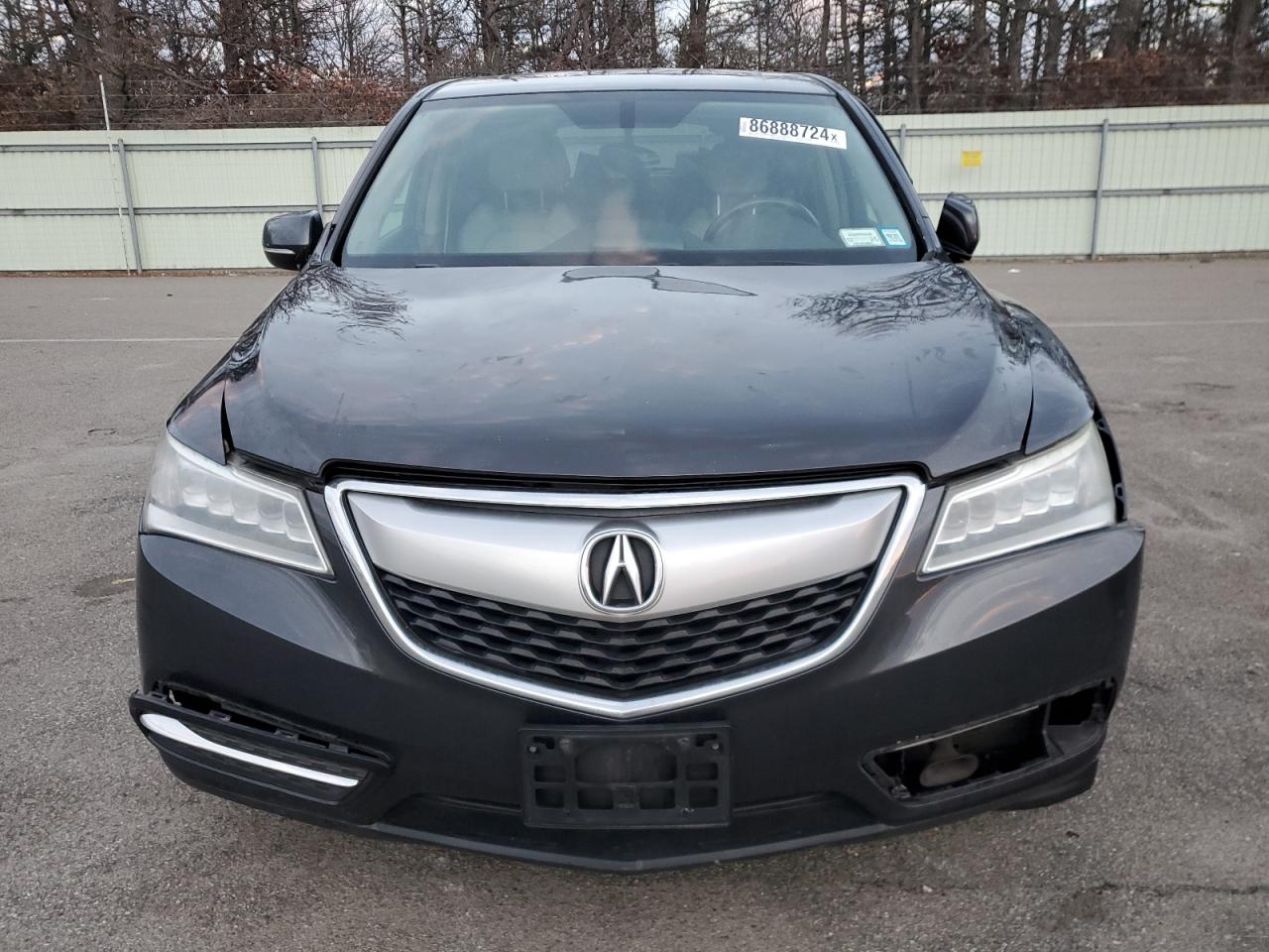 VIN 5FRYD4H27GB058945 2016 ACURA MDX no.5