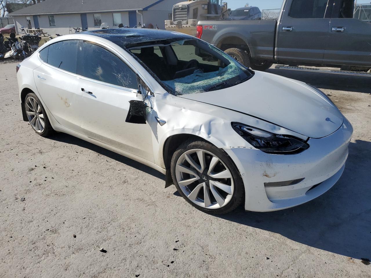 VIN 5YJ3E1EB7LF787601 2020 TESLA MODEL 3 no.4