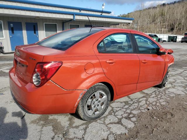  CHEVROLET SONIC 2013 Orange