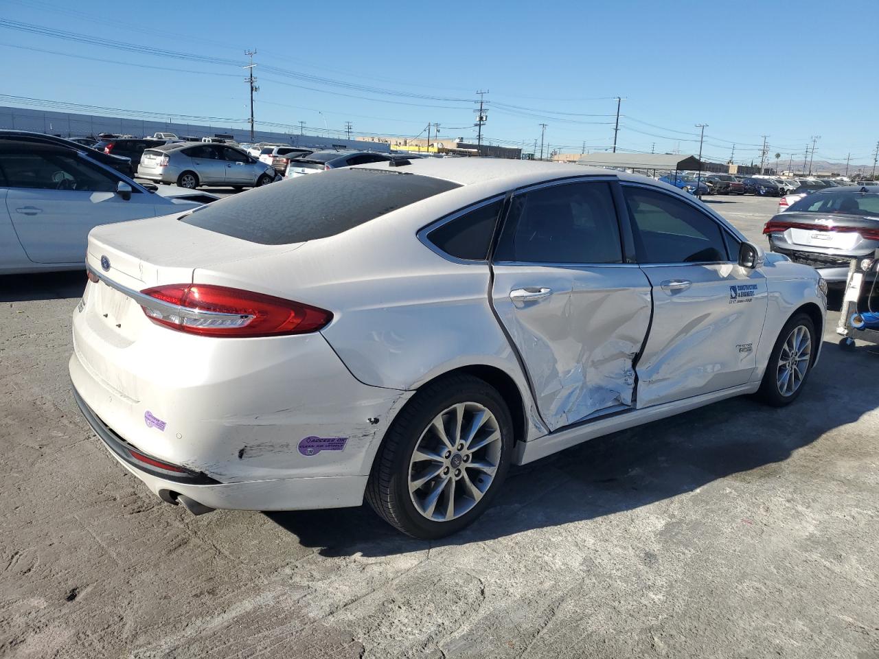 VIN 3FA6P0PU7JR287309 2018 FORD FUSION no.3