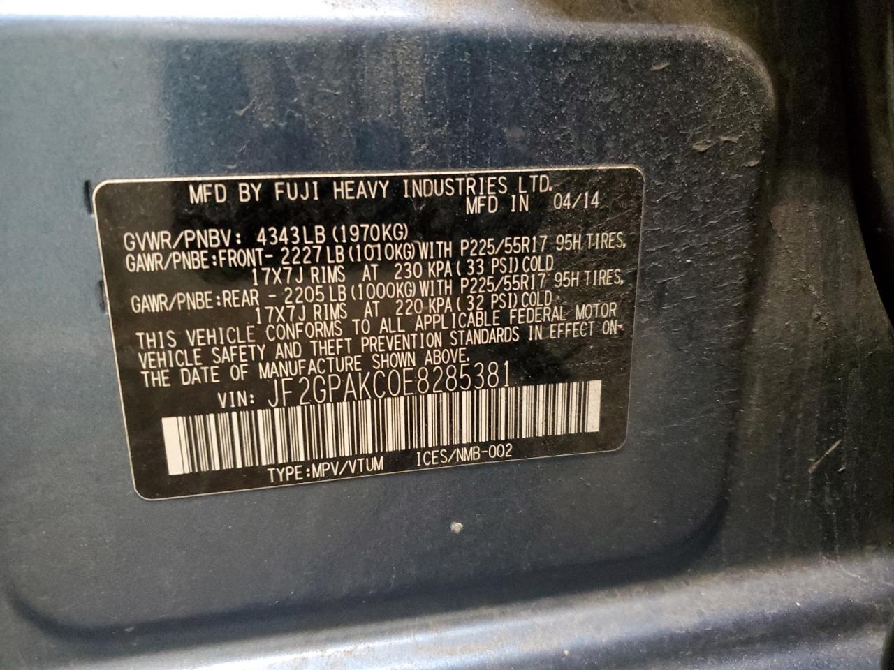 2014 Subaru XV - Image 14