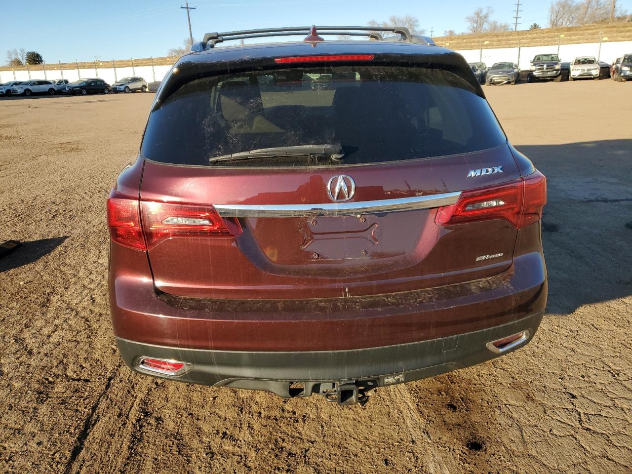 VIN 5FRYD4H43EB007859 2014 ACURA MDX no.6