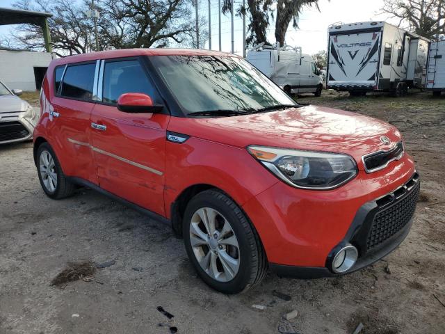  KIA SOUL 2016 Czerwony