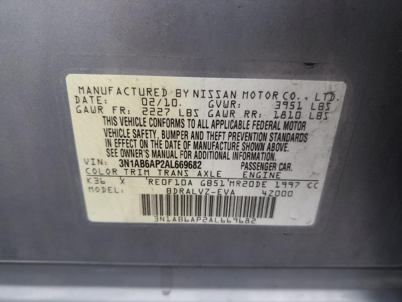 2010 Nissan Sentra - Image 12