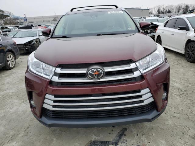  TOYOTA HIGHLANDER 2017 Burgundy