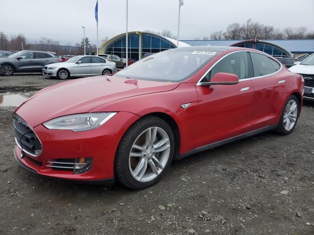 Hatchbacks TESLA MODEL S 2015 Red