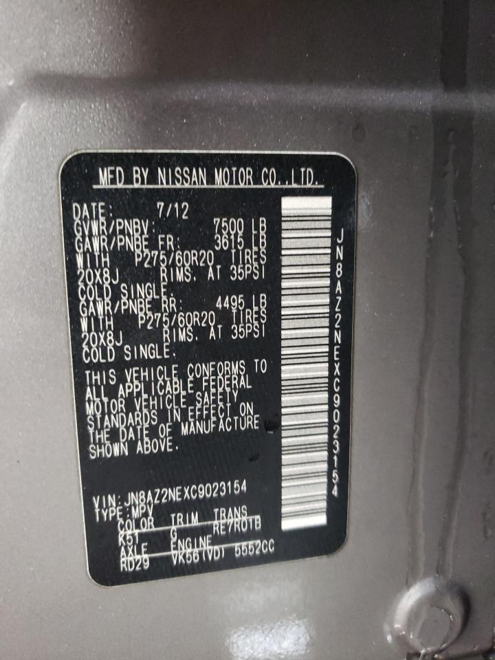 2012 Infiniti QX56 - Image 13
