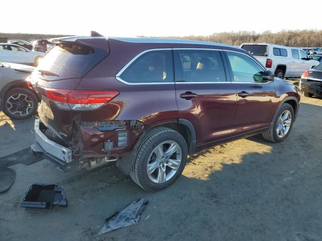  TOYOTA HIGHLANDER 2017 Maroon