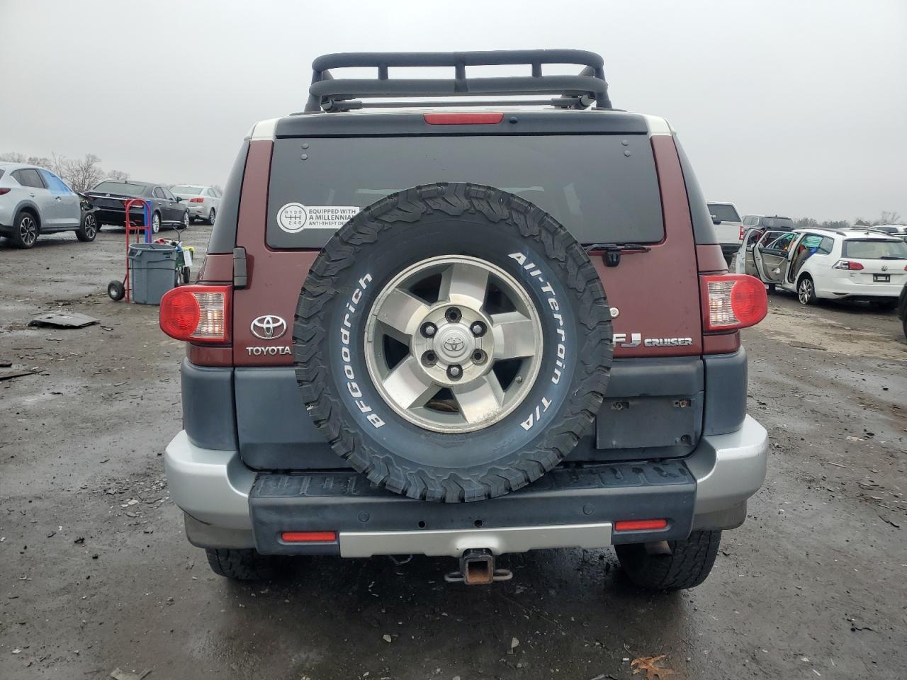 2008 Toyota Fj Cruiser VIN: JTEBU11F78K004127 Lot: 84013044