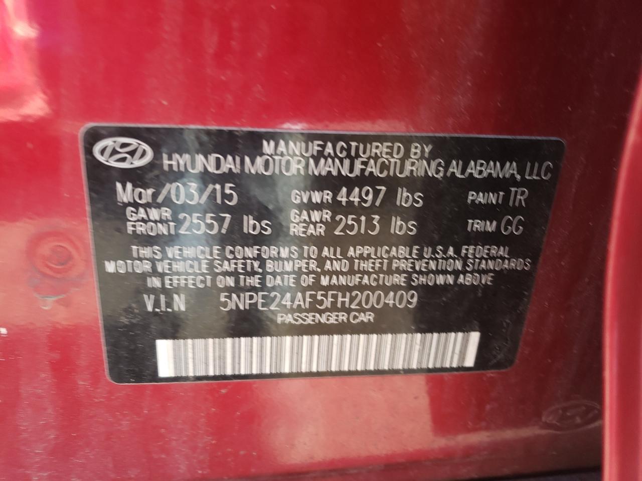 2015 Hyundai Sonata - Image 12