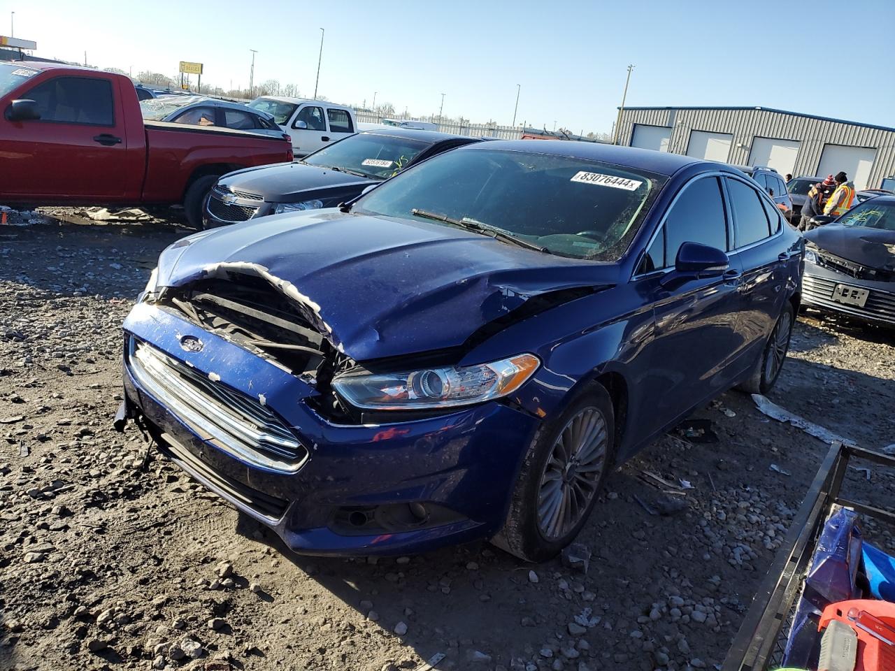 2016 Ford Fusion Titanium للبيع في Cahokia Heights، IL - Front End