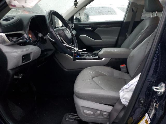  TOYOTA HIGHLANDER 2022 Синий