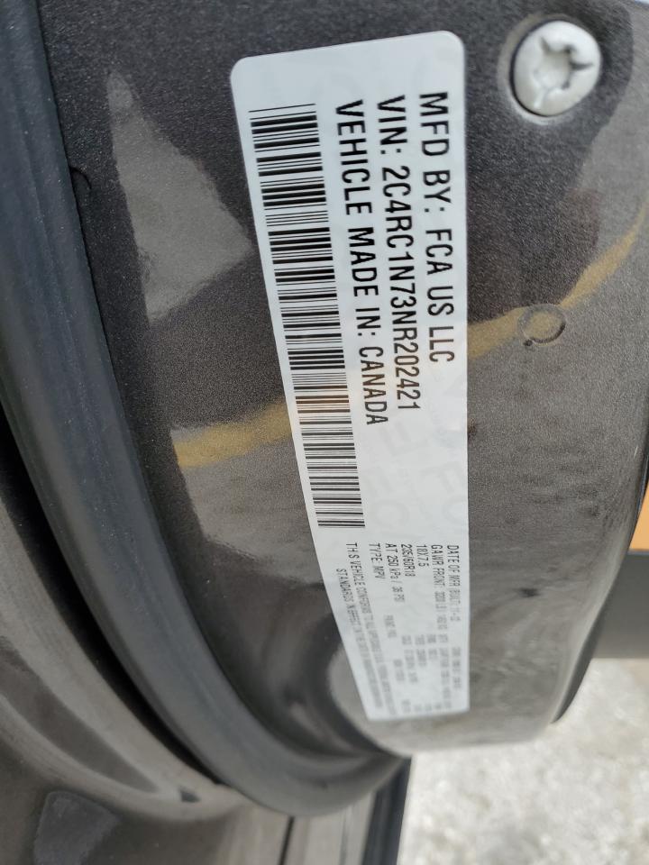 2022 Chrysler Pacifica Hybrid Pinnacle VIN: 2C4RC1N73NR202421 Lot: 85005874