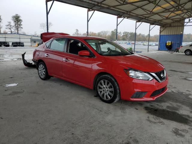  NISSAN SENTRA 2017 Czerwony