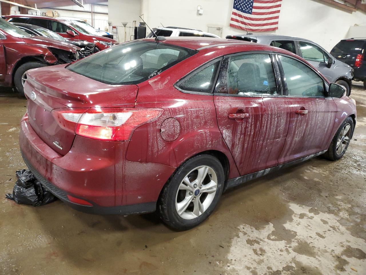 VIN 1FADP3F28EL206993 2014 FORD FOCUS no.3