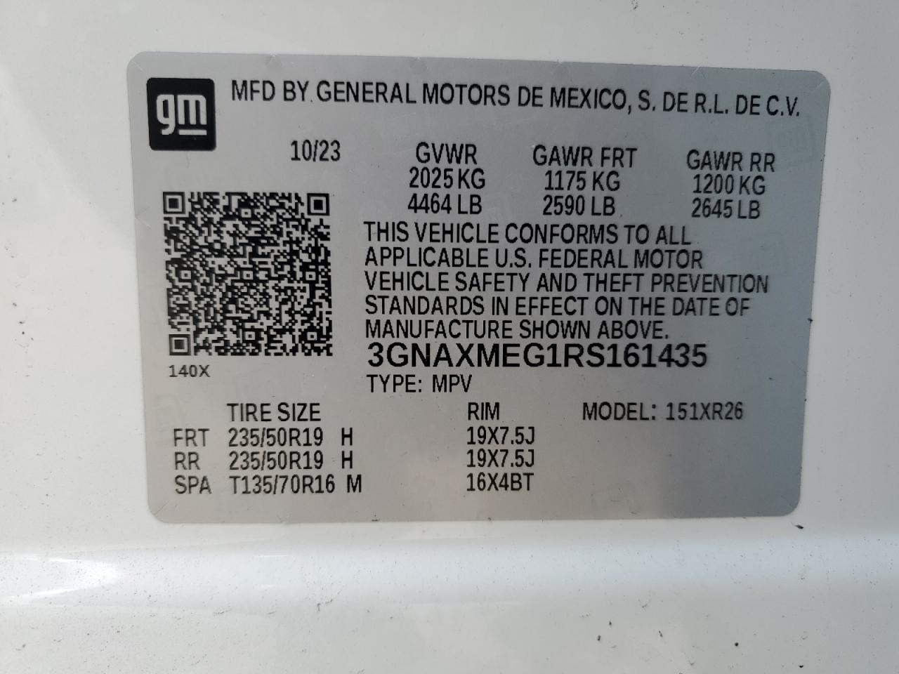3GNAXMEG1RS161435 2024 CHEVROLET EQUINOX - Image 14