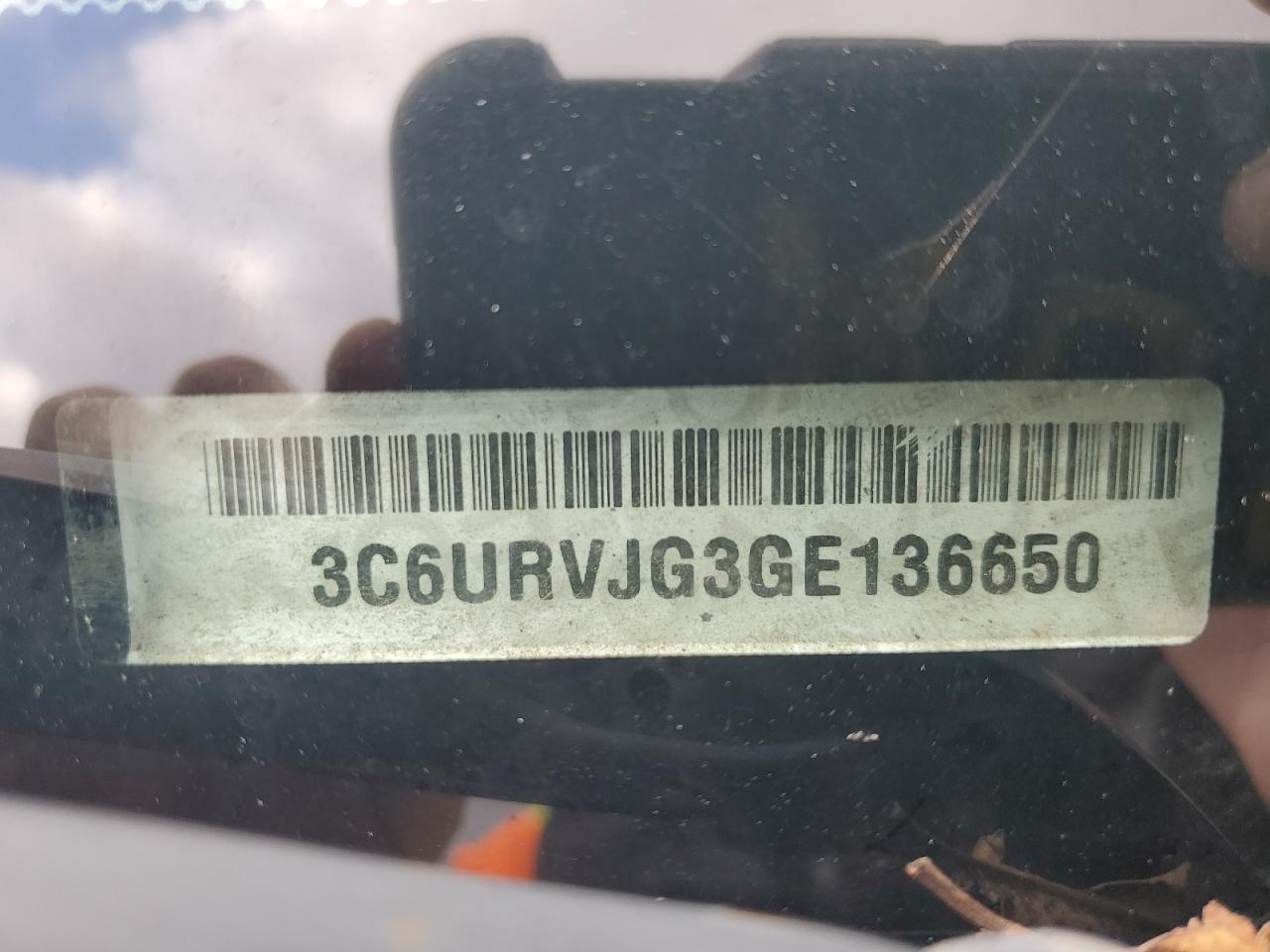 VIN 3C6URVJG3GE136650 2016 RAM All Models no.13